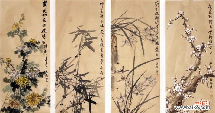 四君子之美——梅兰竹菊的情感与美学 以梅兰竹菊的象征意义探寻传统文化的深远内涵