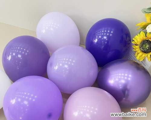 紫色五瓣花气球有什么特别的寓意吗？