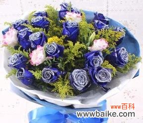 蓝色玫瑰代表的爱情表达方式及象征意义 男人送女人蓝色玫瑰的意义