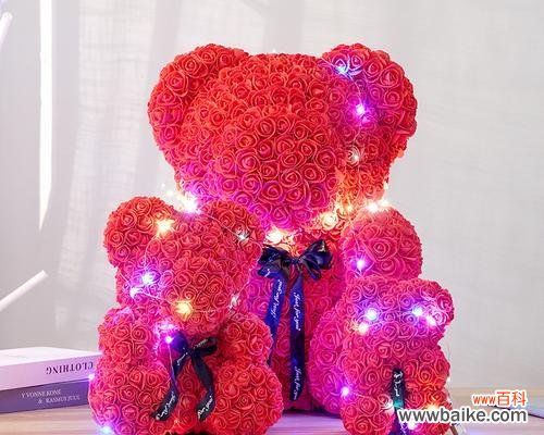 玫瑰花熊粉色的寓意是什么?