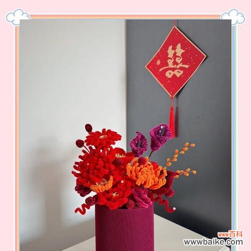 红色玫瑰扭扭花代表了什么？