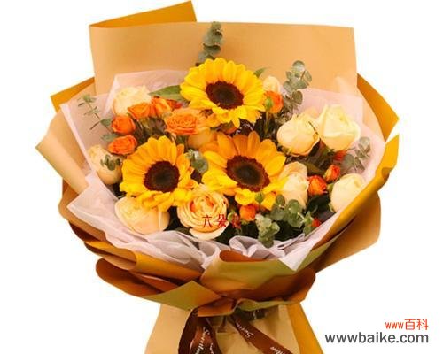 向日葵和香槟手捧花的寓意是什么?如何用向日葵和香槟制作手捧花?