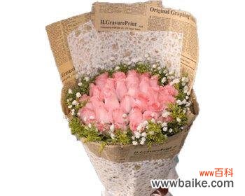 用花朵传递情感的魅力 三十三朵粉玫瑰的象征意义