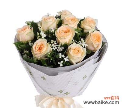 解读不同朵数香槟色玫瑰的隐含寓意 香槟色玫瑰的朵数与意义