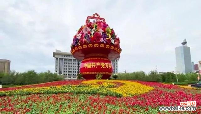 以代表党的花为象征的精神 党的精神之花