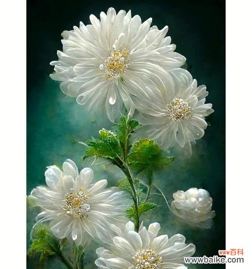 美丽纯洁的花语传递心意 白菊花的代表意义