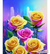 美丽 黄玫瑰花的寓意与象征