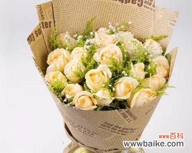 透露出温馨与浪漫 香槟色玫瑰的深意