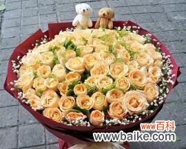 品味高贵 香槟色玫瑰