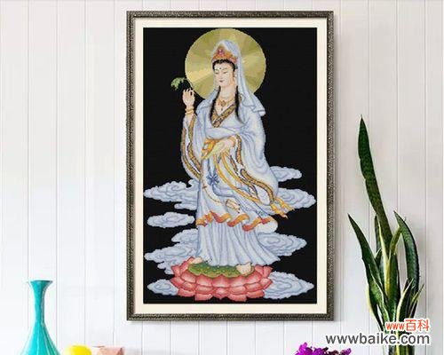 绣出灵魂之美｜ 滴水观音——十字绣中的灵性之美